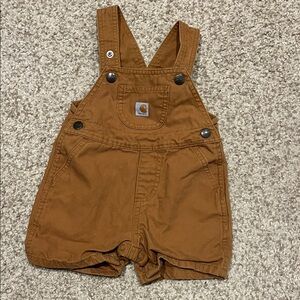 Carhartt overall Jean shorts. 12 months.